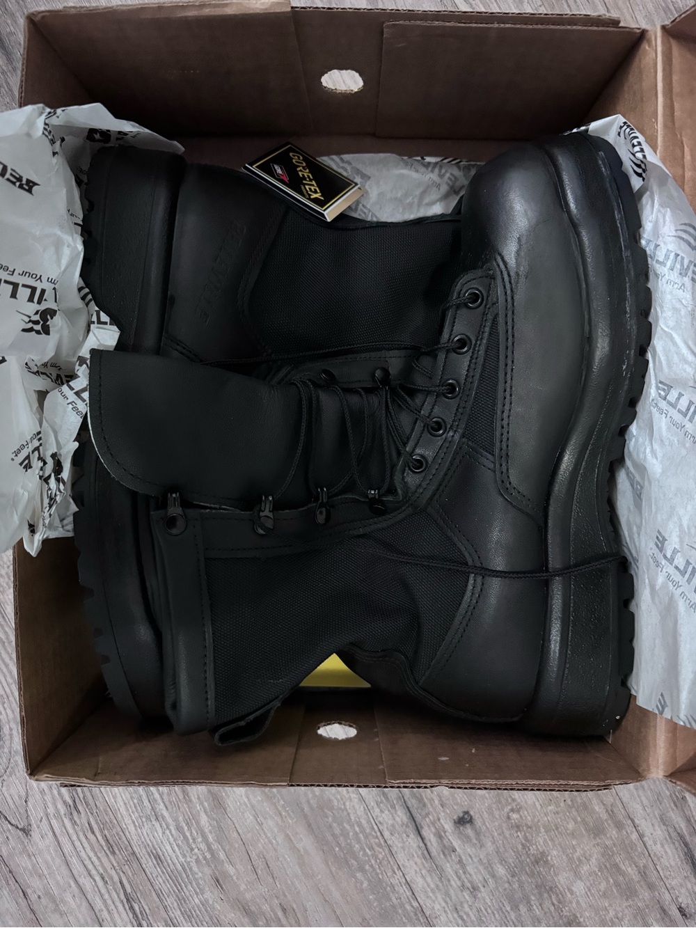 Waterproof Black Men's Rain & Snow Tactical Boots